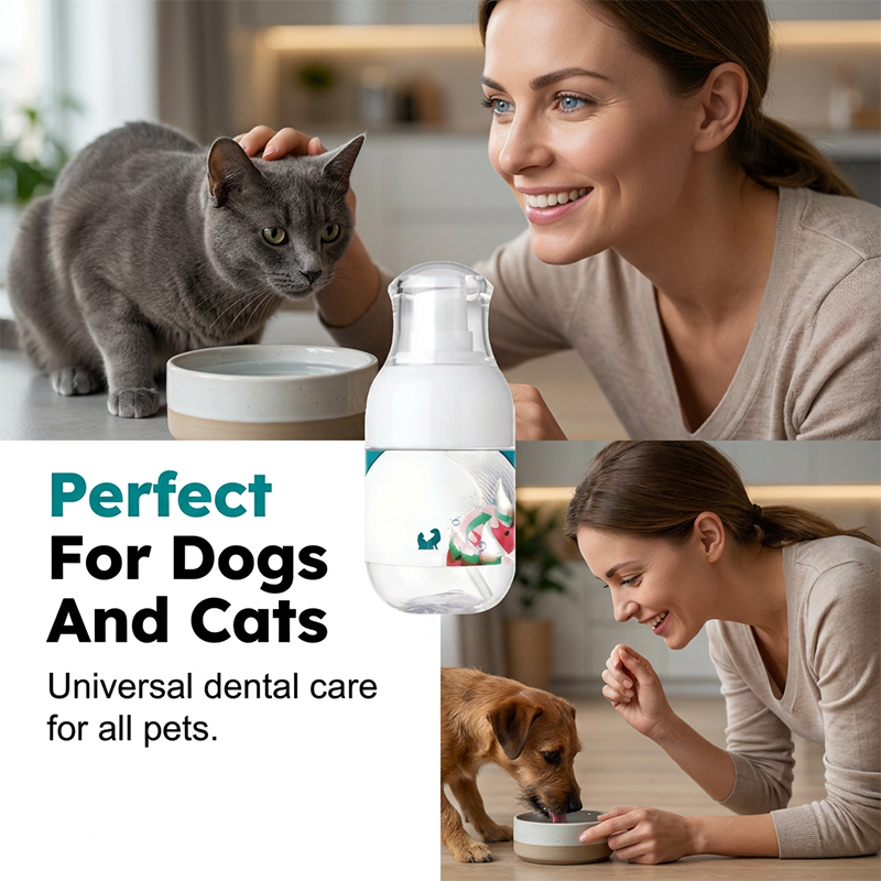 Liquide de soins dentaires sans brosse pour animaux domestiques – Les soins dentaires pour animaux de compagnie simplifiés