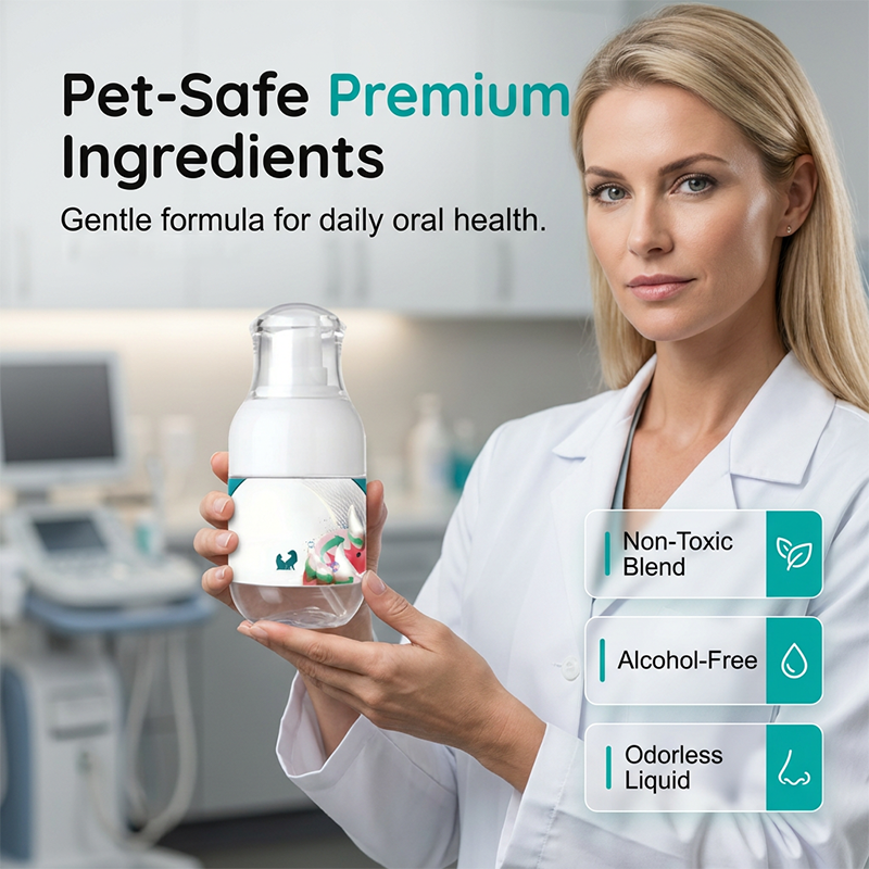 Liquide de soins dentaires sans brosse pour animaux domestiques – Les soins dentaires pour animaux de compagnie simplifiés