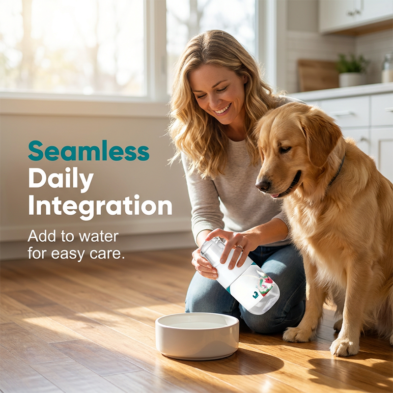 Liquide de soins dentaires sans brosse pour animaux domestiques – Les soins dentaires pour animaux de compagnie simplifiés