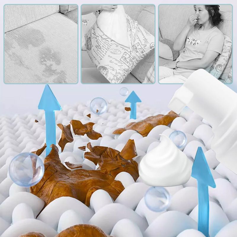Nettoyant mousse puissant pour tissus