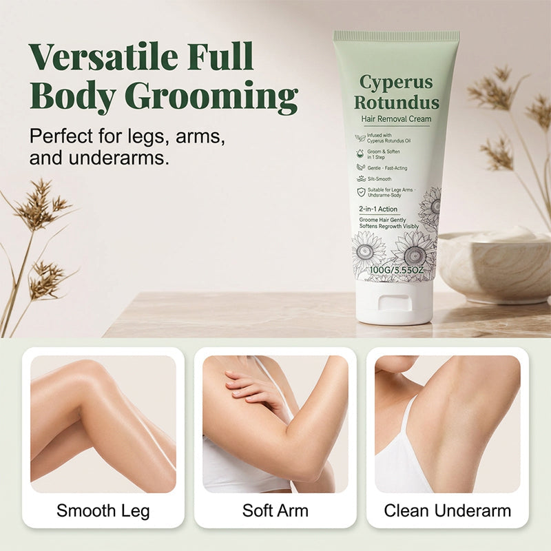 Crème dépilatoire soyeuse