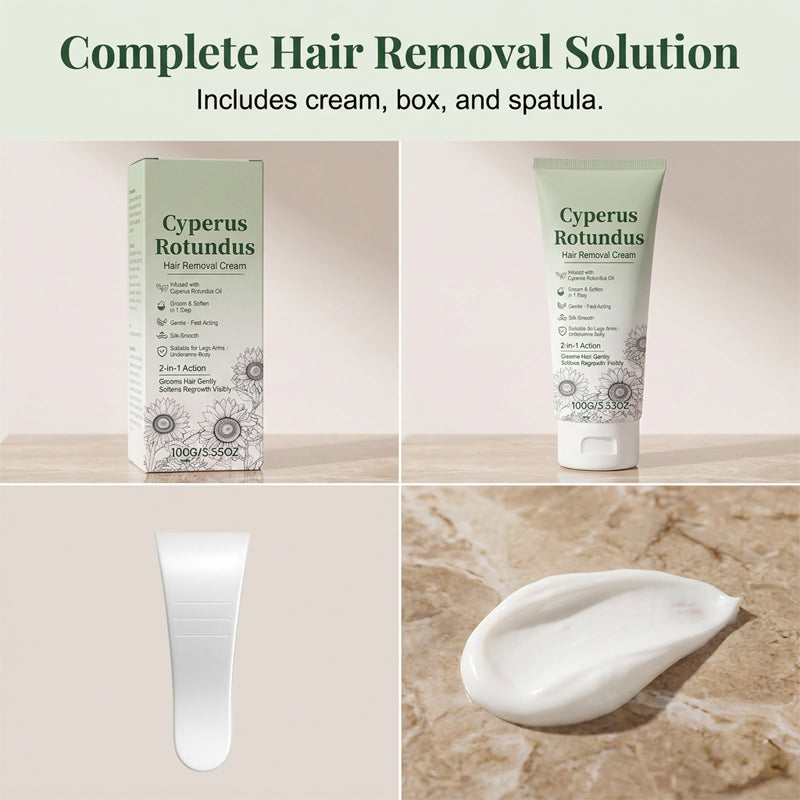 Crème dépilatoire soyeuse