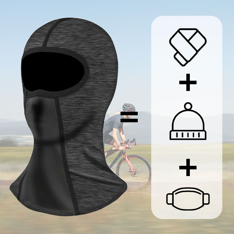 Masque intégral coupe-vent – Indice UV UPF 50+ et séchage rapide – Protection solaire respirante pour le cyclisme et la moto
