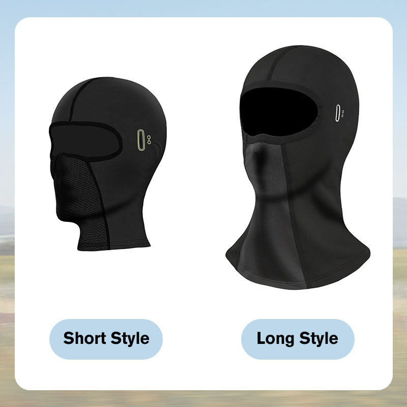 Masque intégral coupe-vent – Indice UV UPF 50+ et séchage rapide – Protection solaire respirante pour le cyclisme et la moto