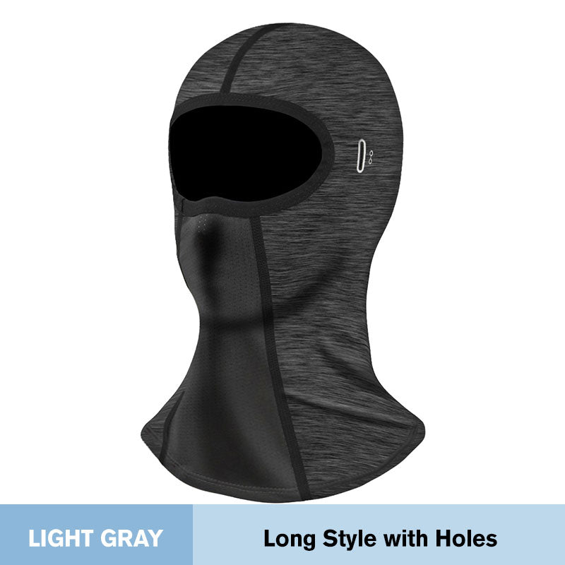 Masque intégral coupe-vent – Indice UV UPF 50+ et séchage rapide – Protection solaire respirante pour le cyclisme et la moto