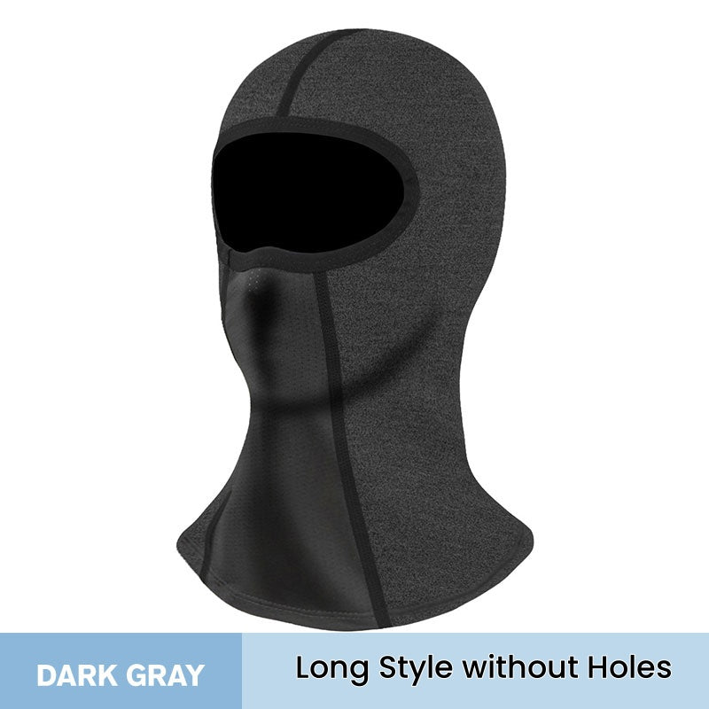 Masque intégral coupe-vent – Indice UV UPF 50+ et séchage rapide – Protection solaire respirante pour le cyclisme et la moto