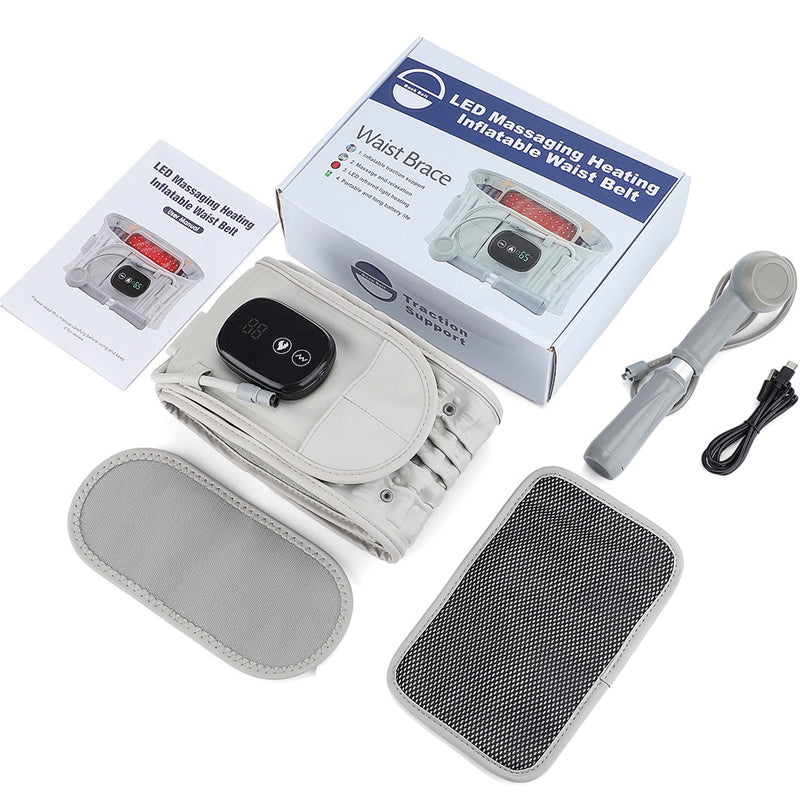 Ceinture lombaire chauffante gonflable
