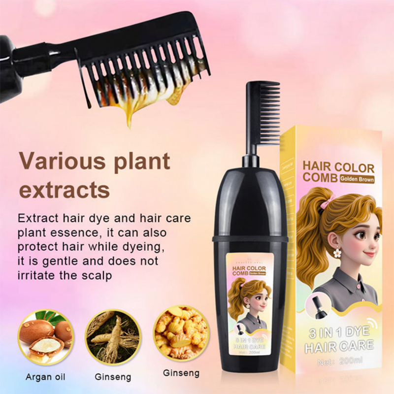 Peigne de coloration 3-en-1