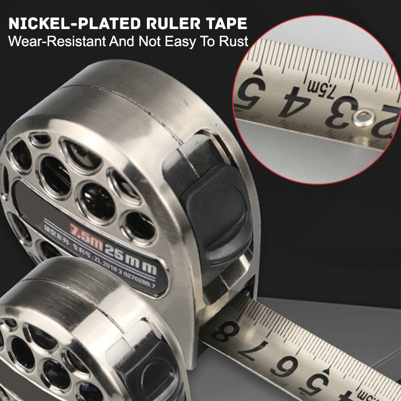 Règle métrique rétractable anticorrosion en acier inoxydable