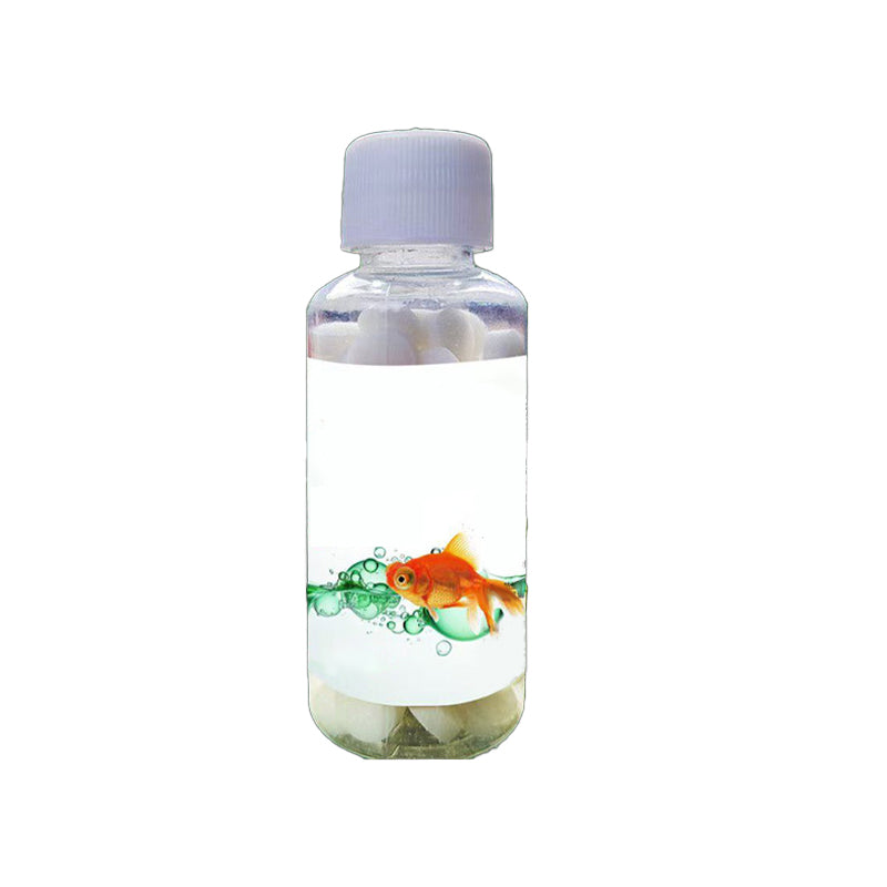 Comprimés purifiants pour eau d'aquarium cristalline