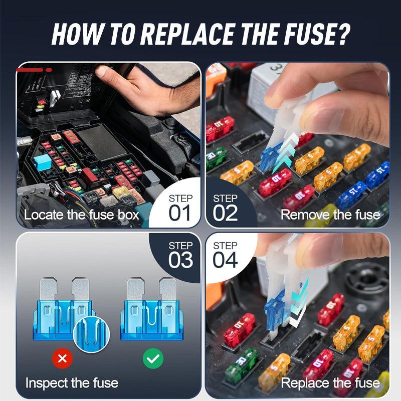 Kit d'assortiment de fusibles automobiles