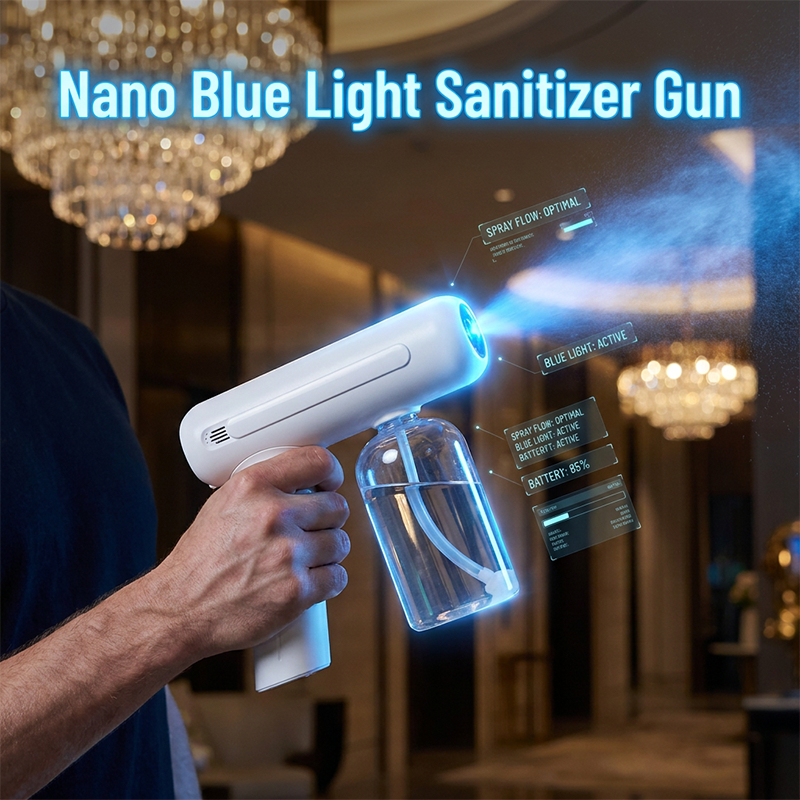 Vaporisateur désinfectant rechargeable Nano-Mist – Tue les germes et élimine les odeurs – Paiement à la livraison