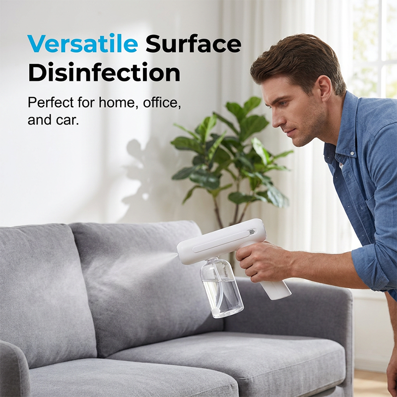 Vaporisateur désinfectant rechargeable Nano-Mist – Tue les germes et élimine les odeurs – Paiement à la livraison