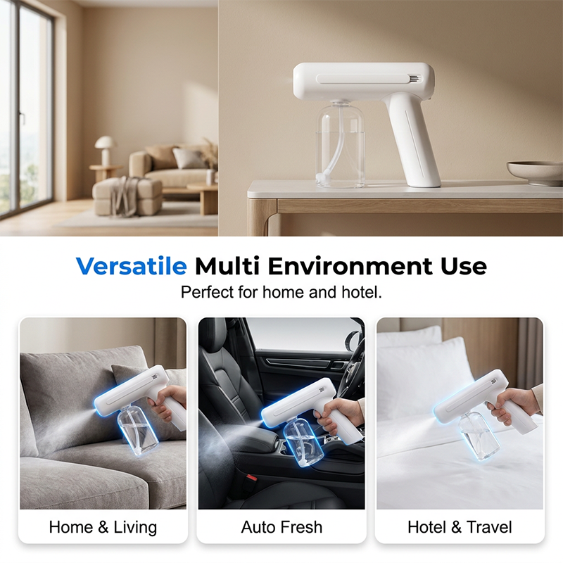 Vaporisateur désinfectant rechargeable Nano-Mist – Tue les germes et élimine les odeurs – Paiement à la livraison