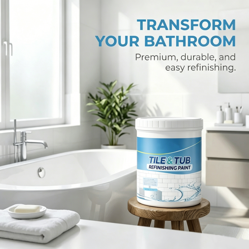 Kit de peinture pour rénovation de carrelage et baignoire