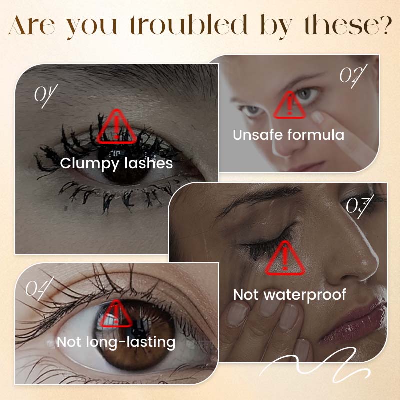 Mascara recourbant et allongeant waterproof
