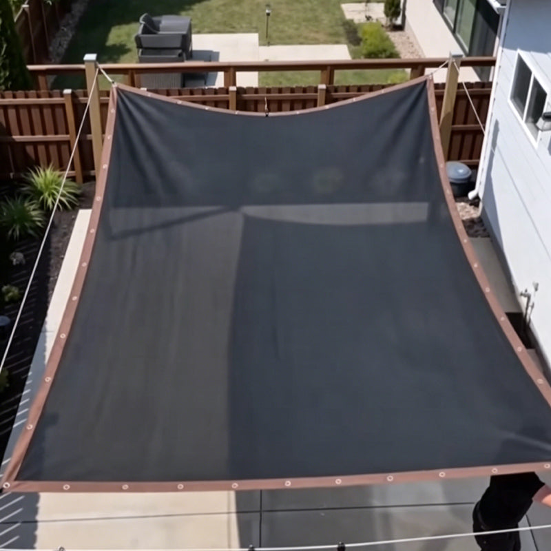 Toile d'ombrage tissée de haute qualité, résistante aux UV, respirante et rafraîchissante
