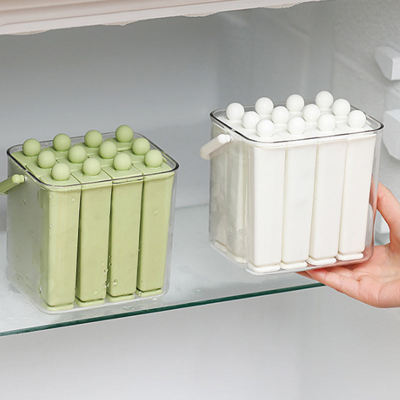 Bac à glaçons en silicone avec support de rangement
