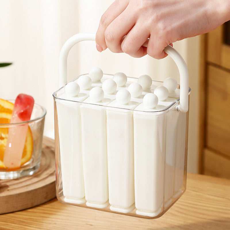 Bac à glaçons en silicone avec support de rangement