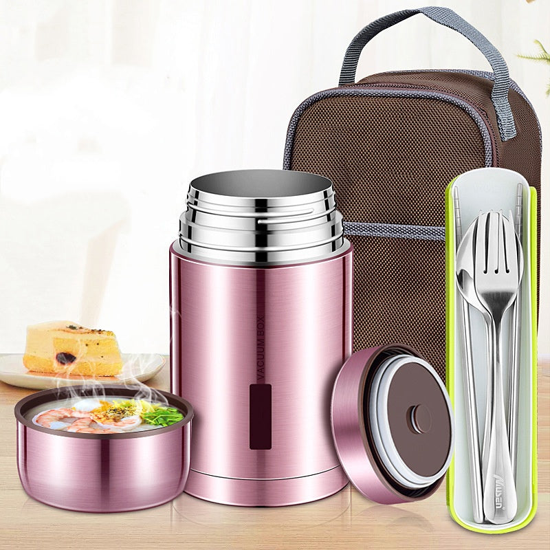 MAINTENANT ! Boîte alimentaire en acier inoxydable 316 – Isolation sous vide et étanche – Essentiel pour la cuisson thermique
