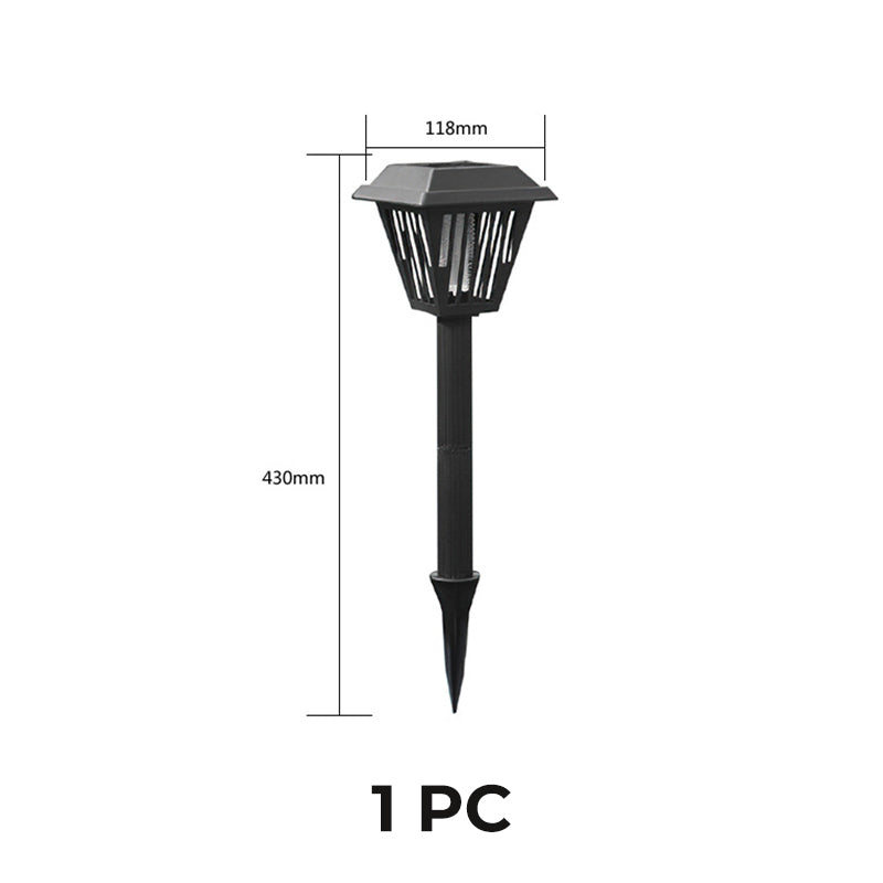 Lampe anti-moustiques solaire extérieure - Utilisation sur piquet ou sur pied