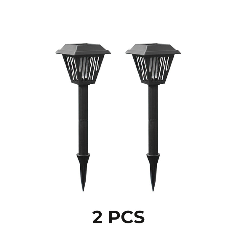 Lampe anti-moustiques solaire extérieure - Utilisation sur piquet ou sur pied