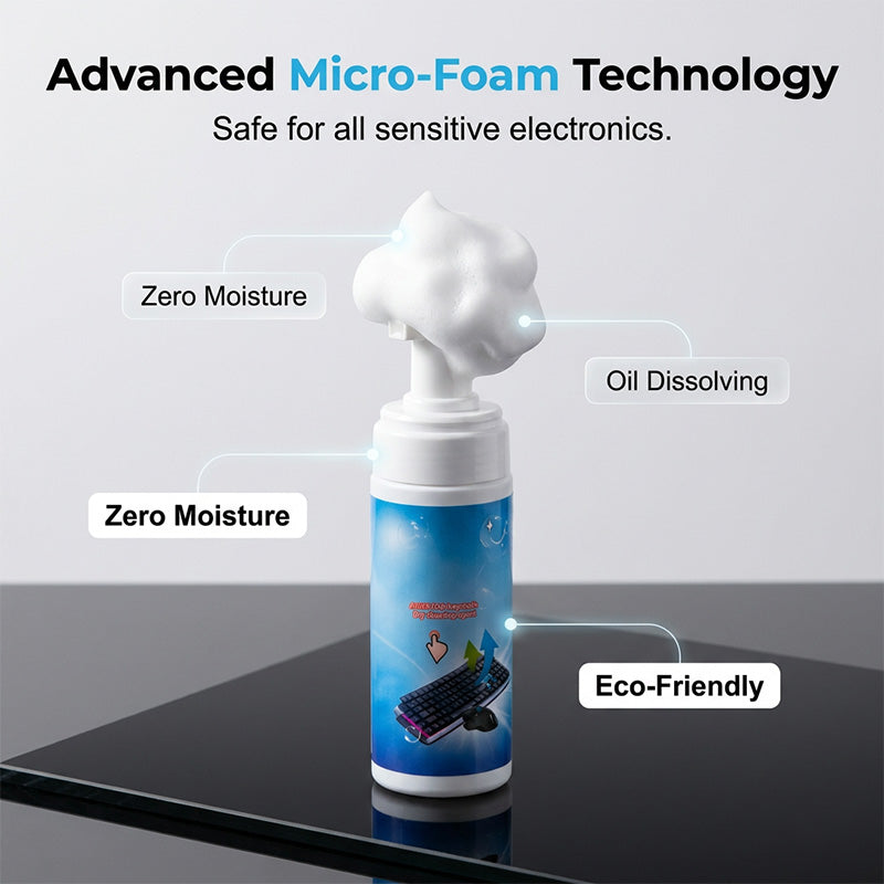 Nettoyant Mousse pour Clavier et Souris
