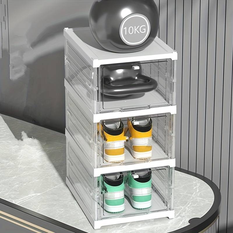 Boîte de rangement pour chaussures épaissie, intégrée et sans installation