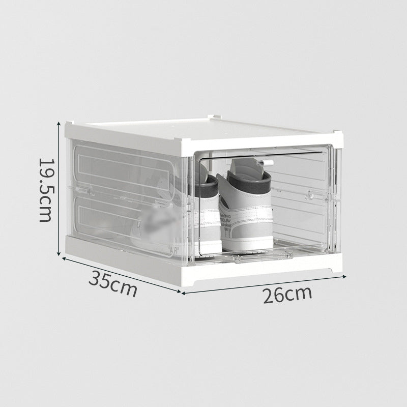 Boîte de rangement pour chaussures épaissie, intégrée et sans installation