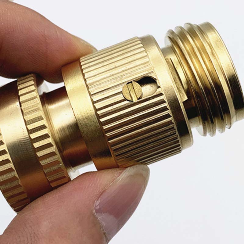 Raccord rapide en laiton 3/4" – Antirouille, sans fuite, universel