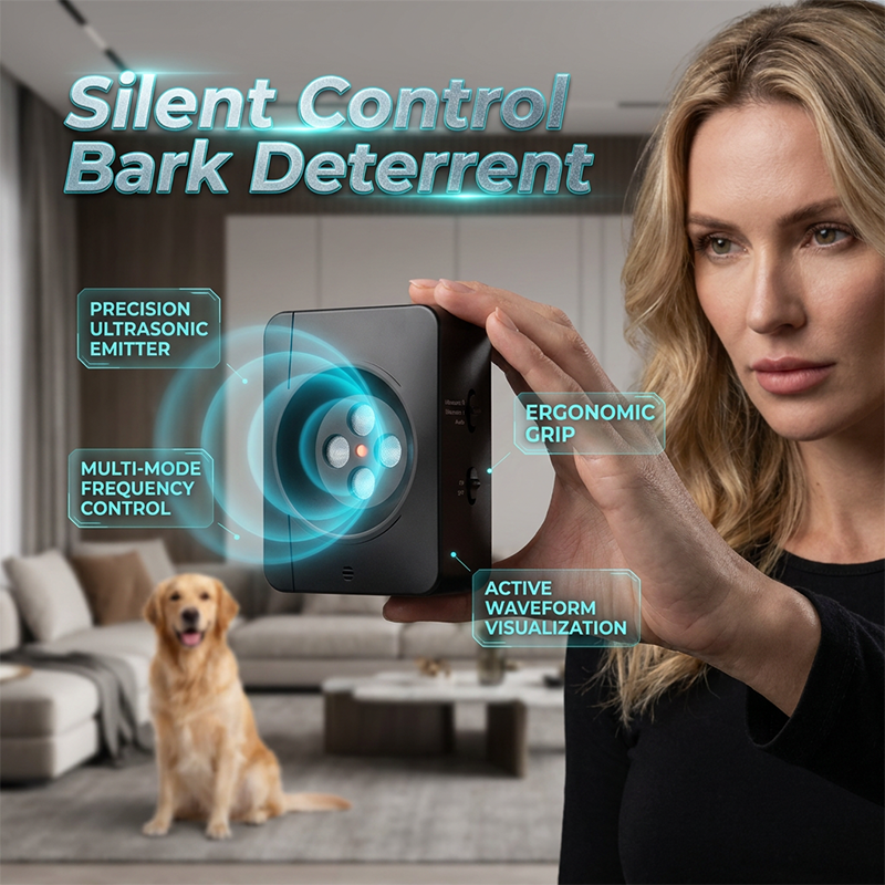 Dispositif anti-aboiement à ultrasons pour chiens
