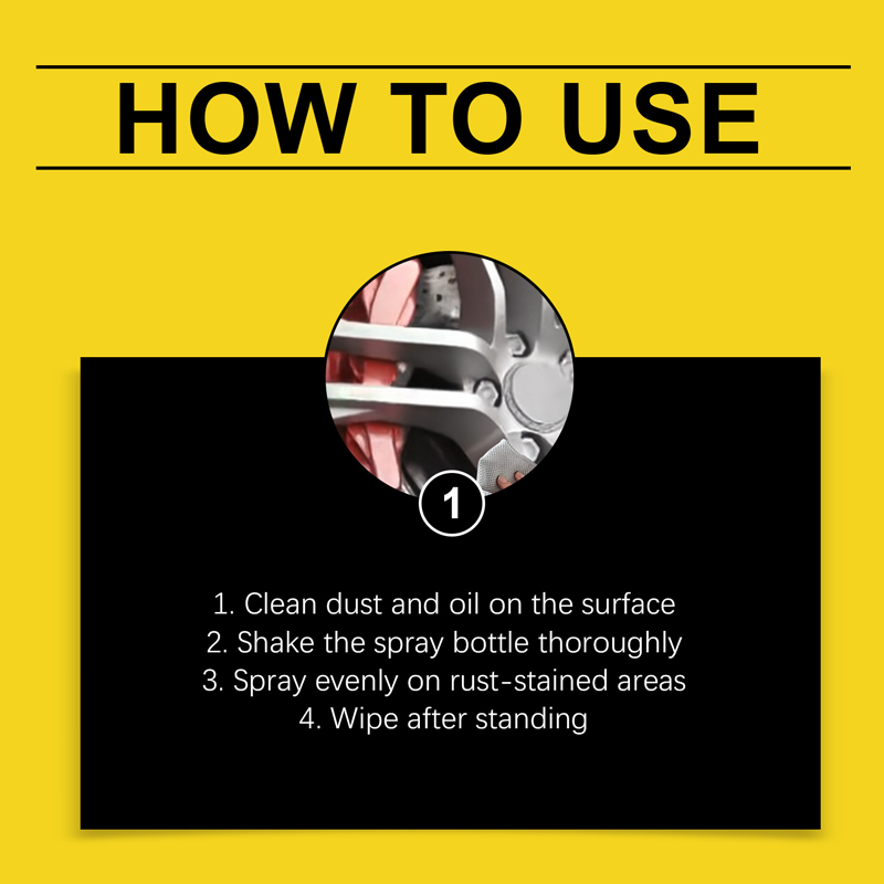 Spray anti-rouille pour voiture