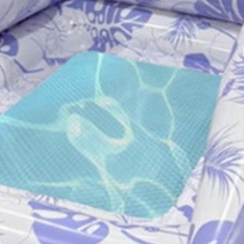 Matelas de piscine gonflable en forme de U – Ergonomique, siège en maille rafraîchissant, portable