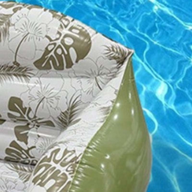 Matelas de piscine gonflable en forme de U – Ergonomique, siège en maille rafraîchissant, portable