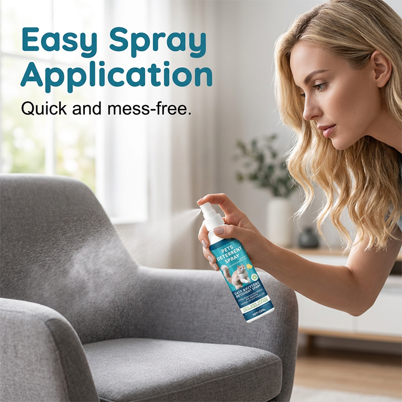 Spray répulsif aux herbes pour chats et chatons