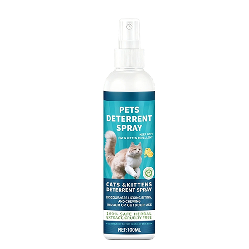 Spray répulsif aux herbes pour chats et chatons