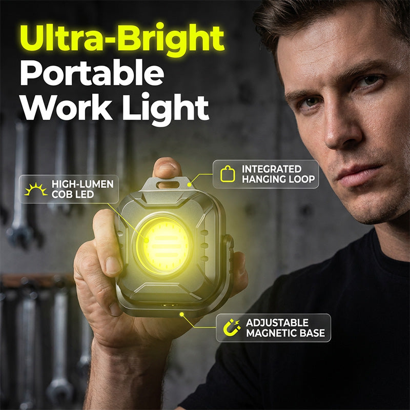 Lampes de travail magnétiques rechargeables COB
