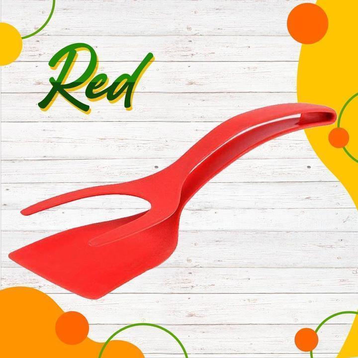 Pince Spatule 2 en 1 – Silicone Résistant à la Chaleur & Poignée Antidérapante – Indispensable pour la Cuisine