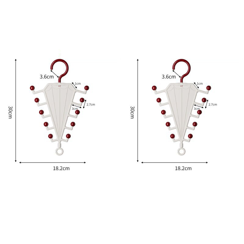 Présentoir de rangement polyvalent double face en forme de V