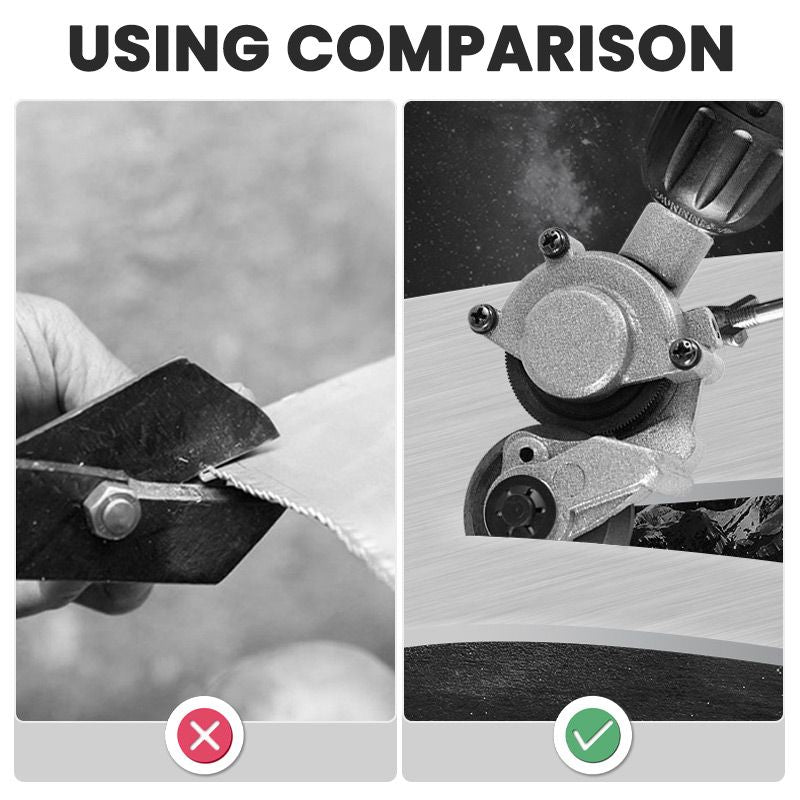 Coupe-tôle pour perceuse électrique