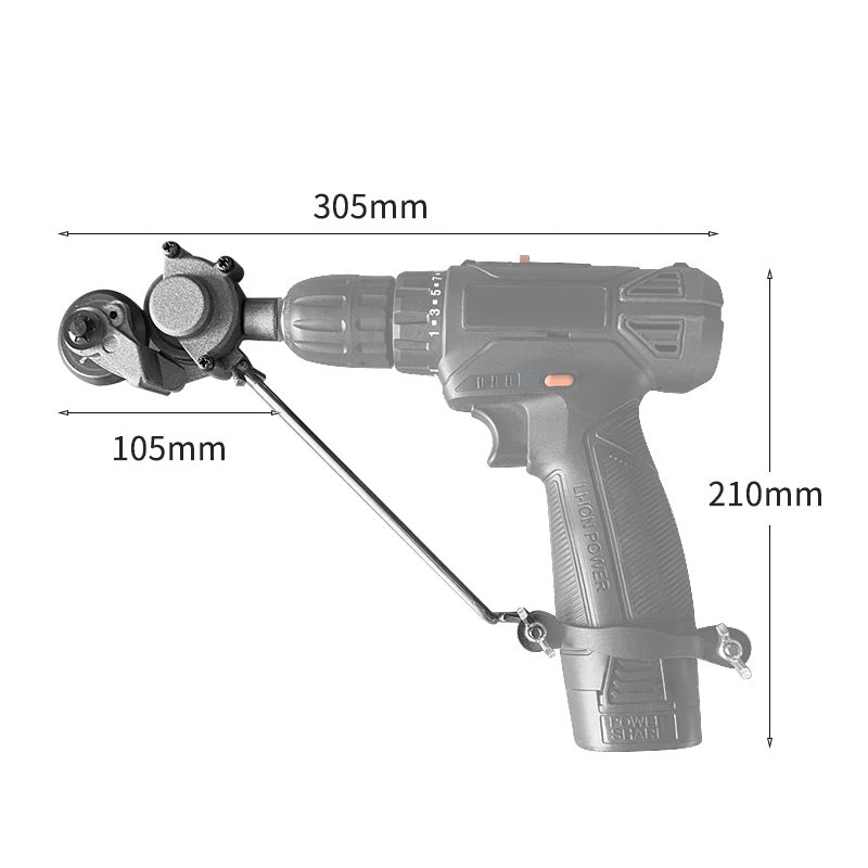 Coupe-tôle pour perceuse électrique