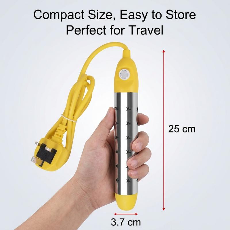 Plongeur chauffant anti-brûlure sûr pour les voyages et la maison