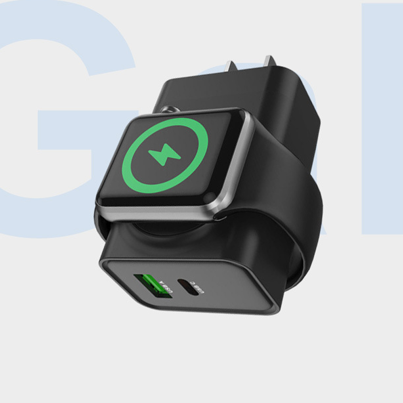 Chargeur mural sans fil 3-en-1 pour montre