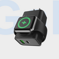 Chargeur mural sans fil 3-en-1 pour montre