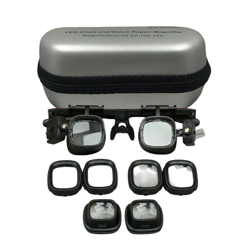 Nouveautés 2026 : Loupe LED de précision pour l'électronique et le bricolage – Support réglable et zoom 10X-20X – Mains libres, éclairage lumineux – parfait pour