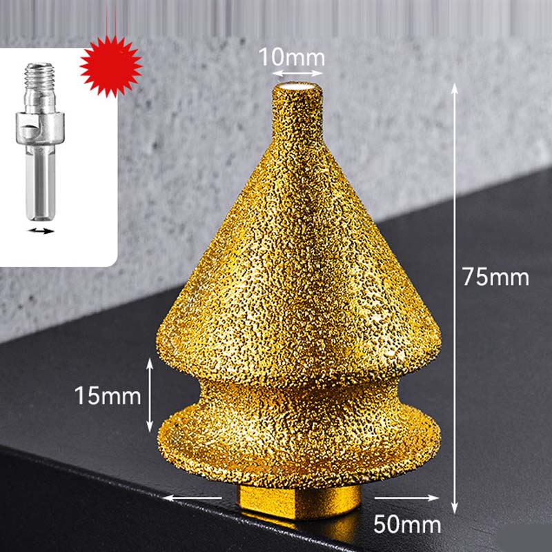 Fraise à chanfreiner diamantée pour meuleuse – Multifonction, diamant brasé, compatibilité universelle