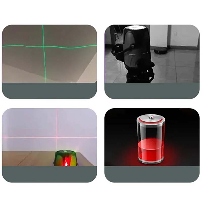 Niveau infrarouge 2026 à 90° – Laser lumineux, précision à angle droit. Parfait pour le carrelage, l'ossature et accrocher des tableaux. Passez au niveau supérieur dans vos projets de bricolage !