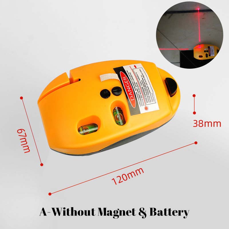 Niveau infrarouge 2026 à 90° – Laser lumineux, précision à angle droit. Parfait pour le carrelage, l'ossature et accrocher des tableaux. Passez au niveau supérieur dans vos projets de bricolage !