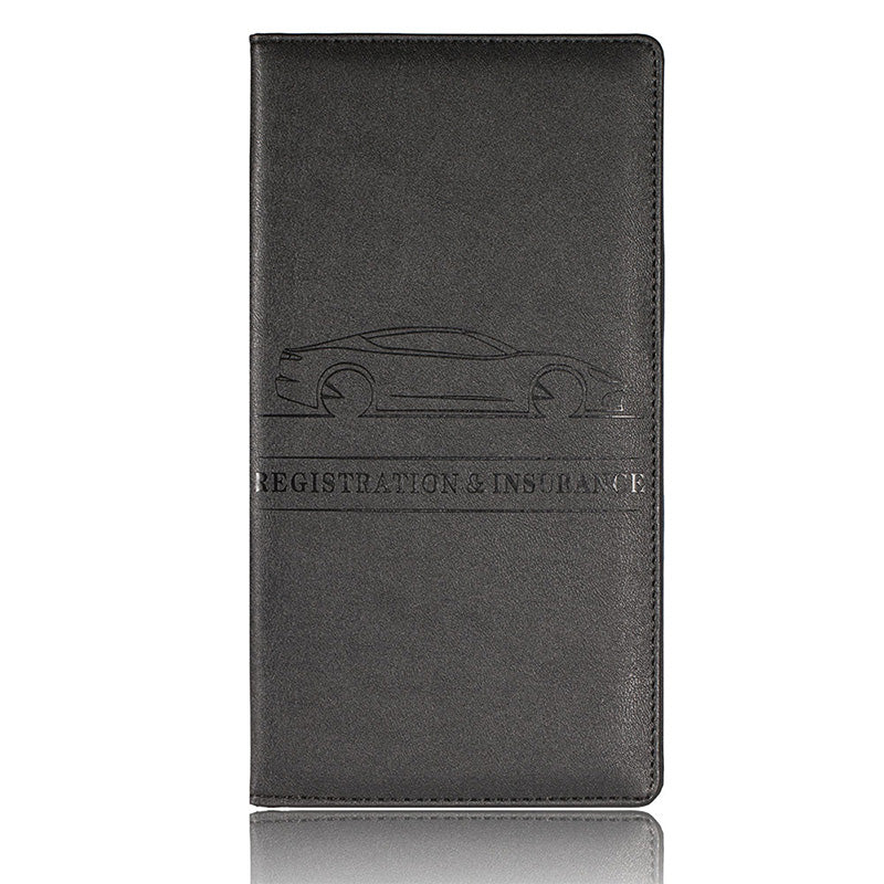 Organisateur de documents essentiels pour voiture avec fermeture magnétique
