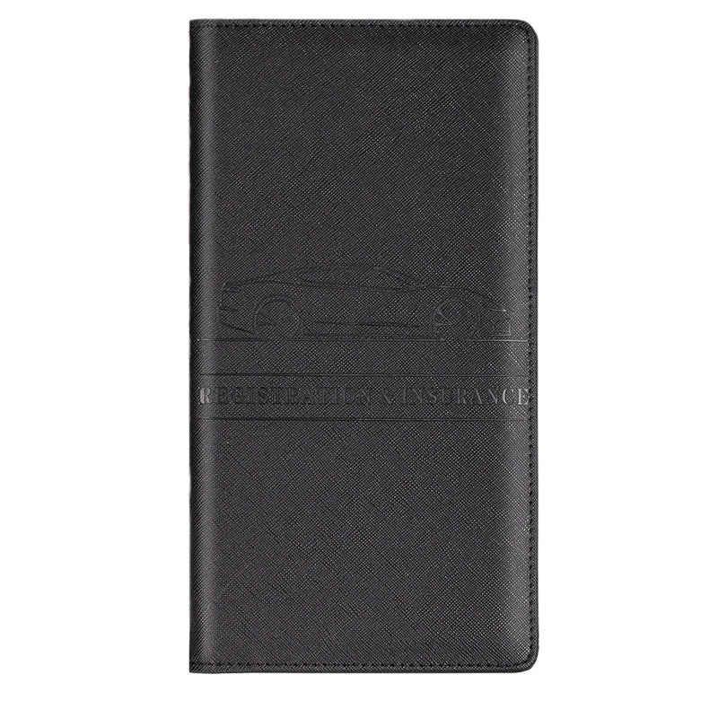Organisateur de documents essentiels pour voiture avec fermeture magnétique